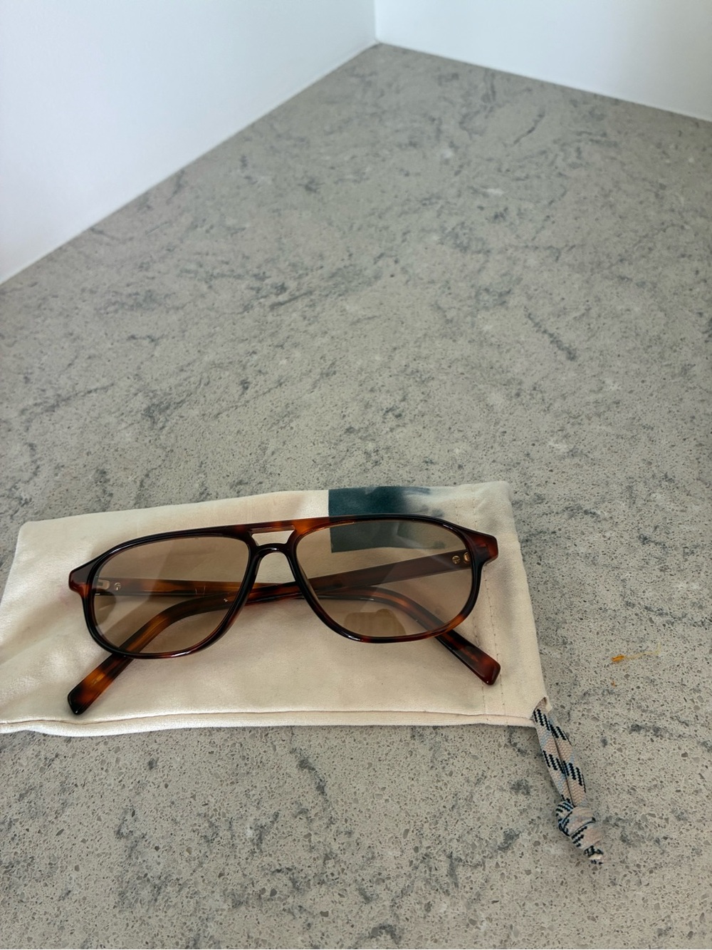 Velvet Canyon “Unreleased Proto 02 Sunglasses” Cognac & Tan - Prototype Sample